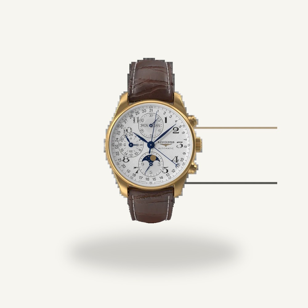 Men's Machine Stainless Steel Quartz Chronograph Watch